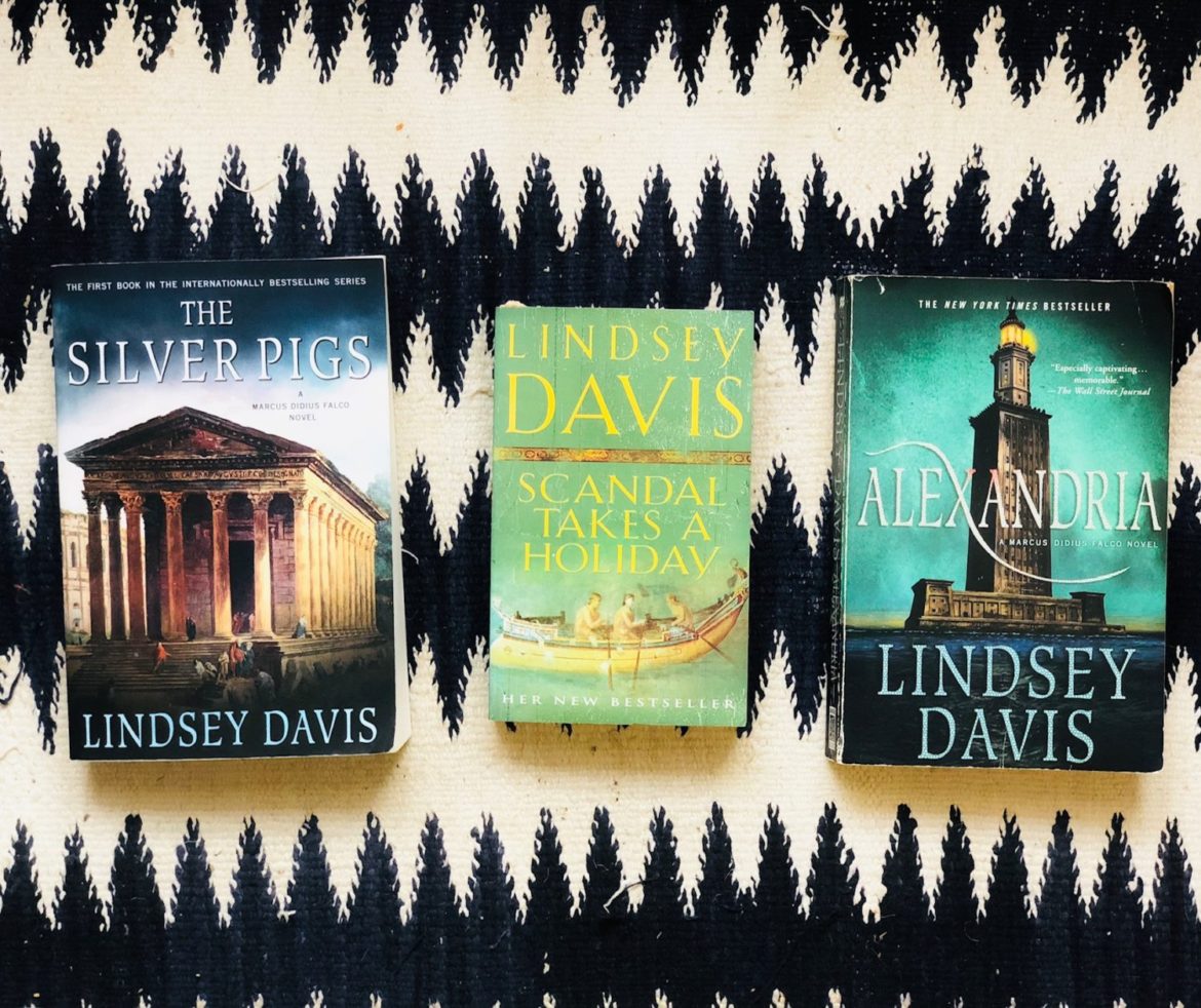 Book Covers Lindsey Davis, Marcus Didius Falco Detective