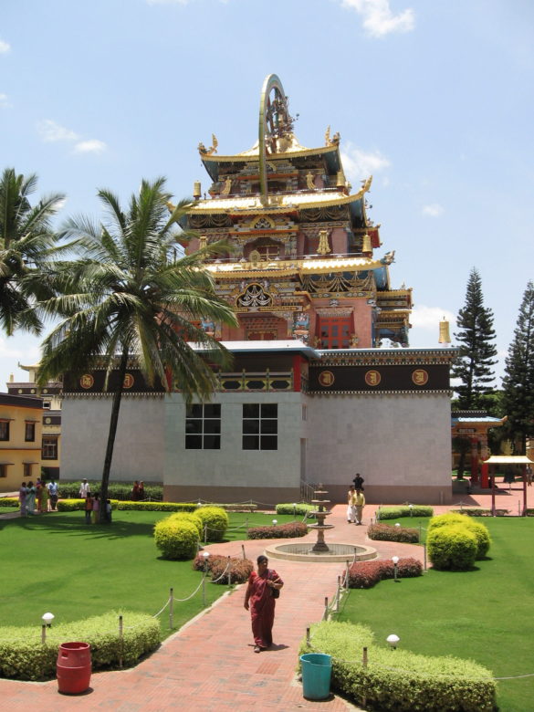 Buddhist Monastery in Coorg BYLAKUPPE, Coorg, Golden Temple, Tibetan Monastery
